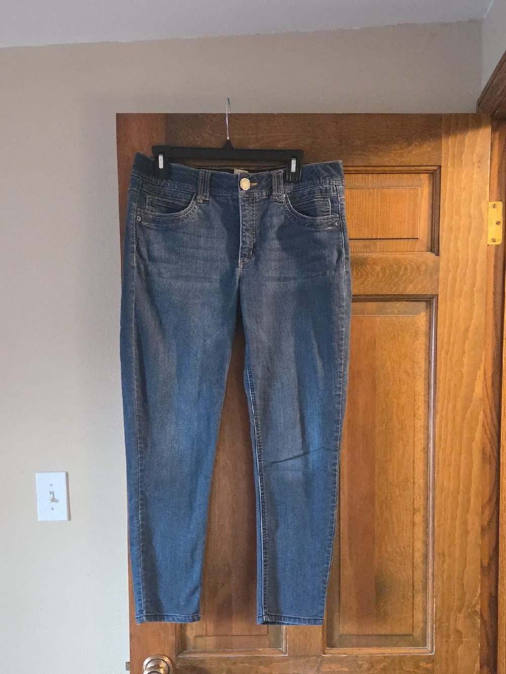 Democracy Dark Blue Womens Skinny Jeans